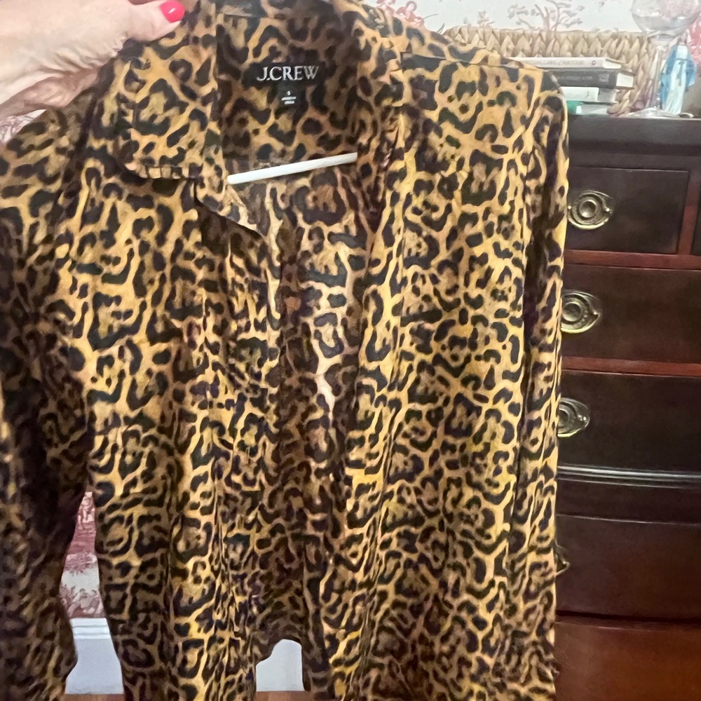 J. Crew Leopard Print Women's Jacket